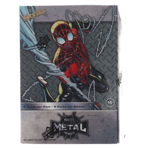 spider-man metal blaster box|skybox metal universe spider man palladium.